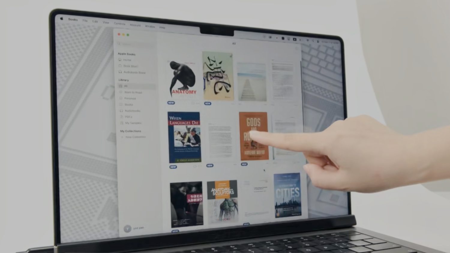 MacBook Pro pantalla táctil