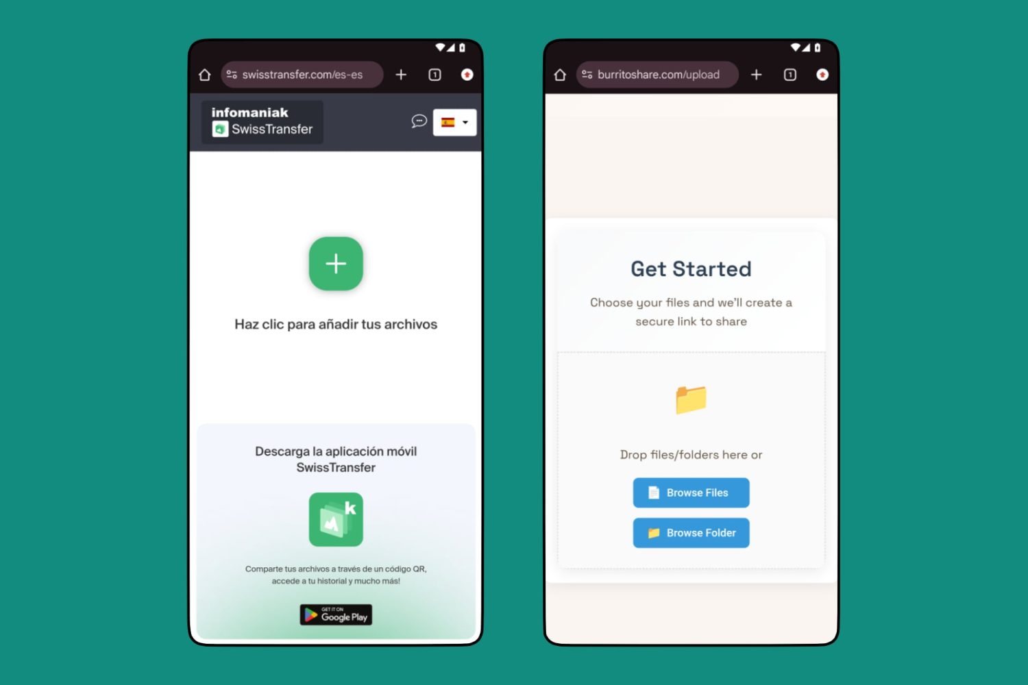 Enviar archivos grandes por WhatsApp