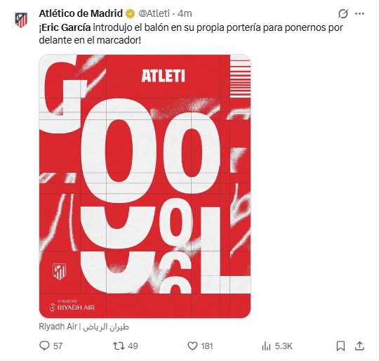  X / @Atleti
