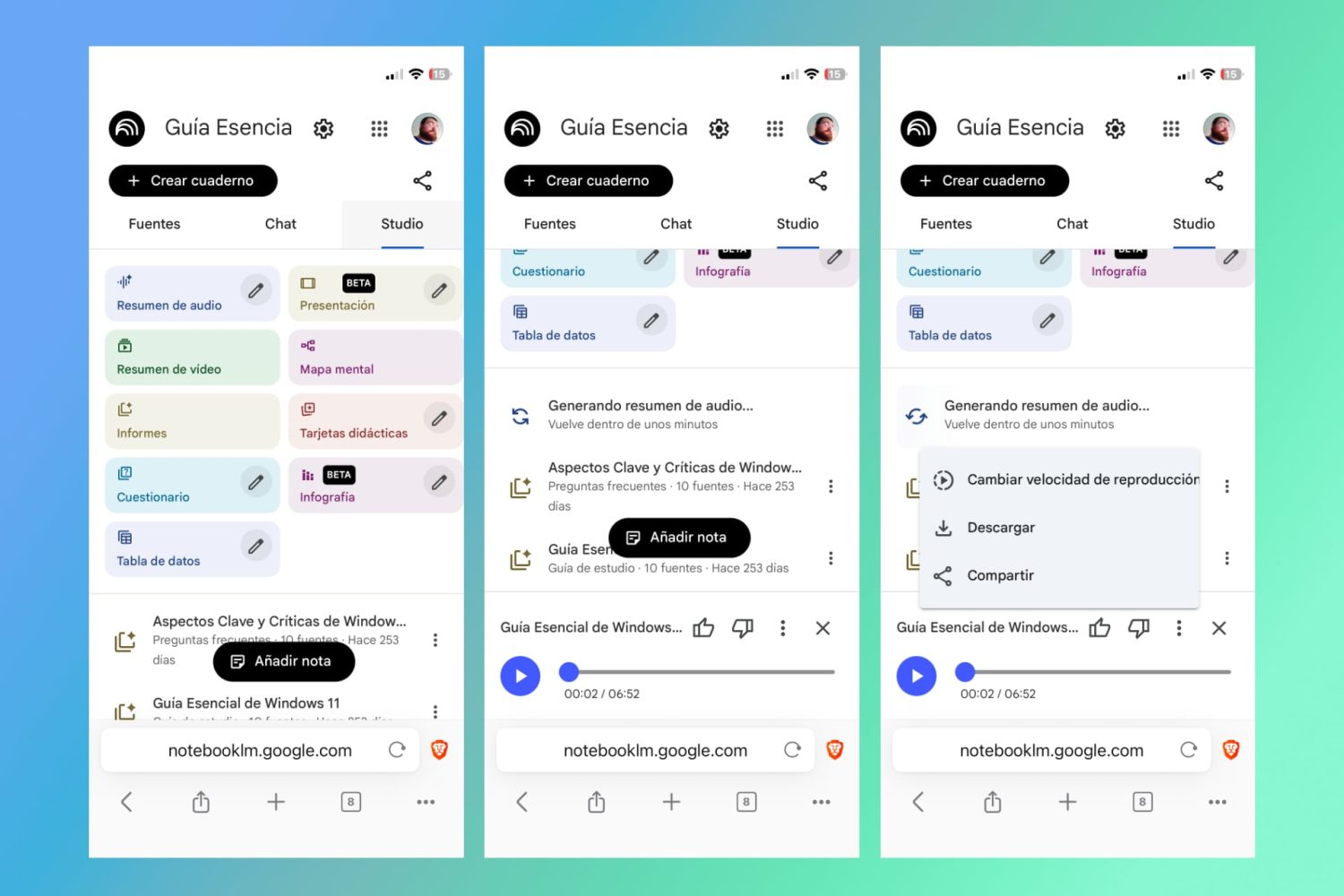 Estudiar con NotebookLM