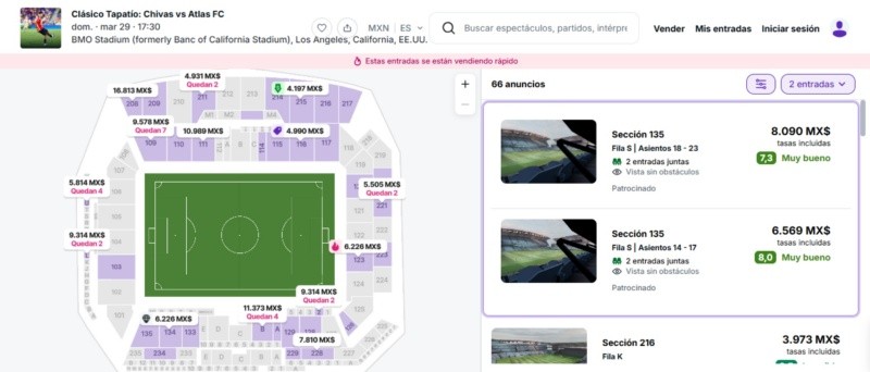  ESPECIAL/StubHub