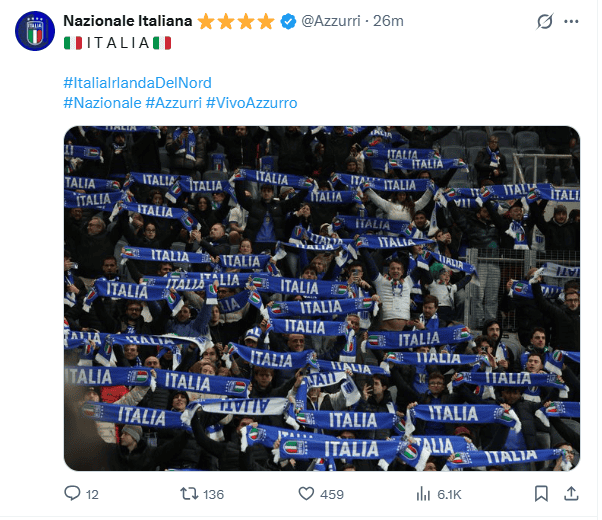  X / @Azzurri