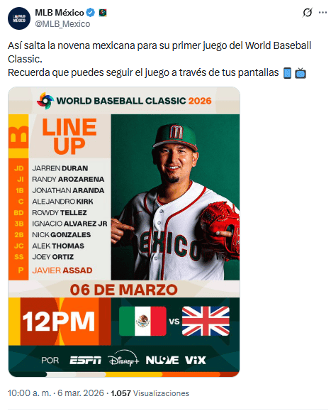 X / @MLB_Mexico 