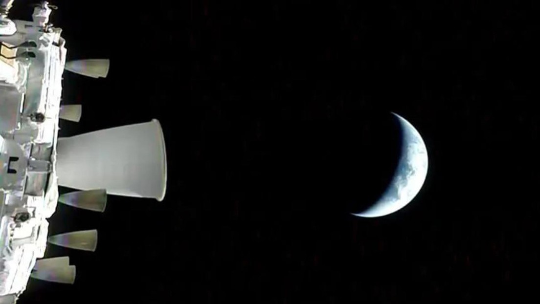 Así es la primera fotografía de la Tierra tomada por la misión Artemis II