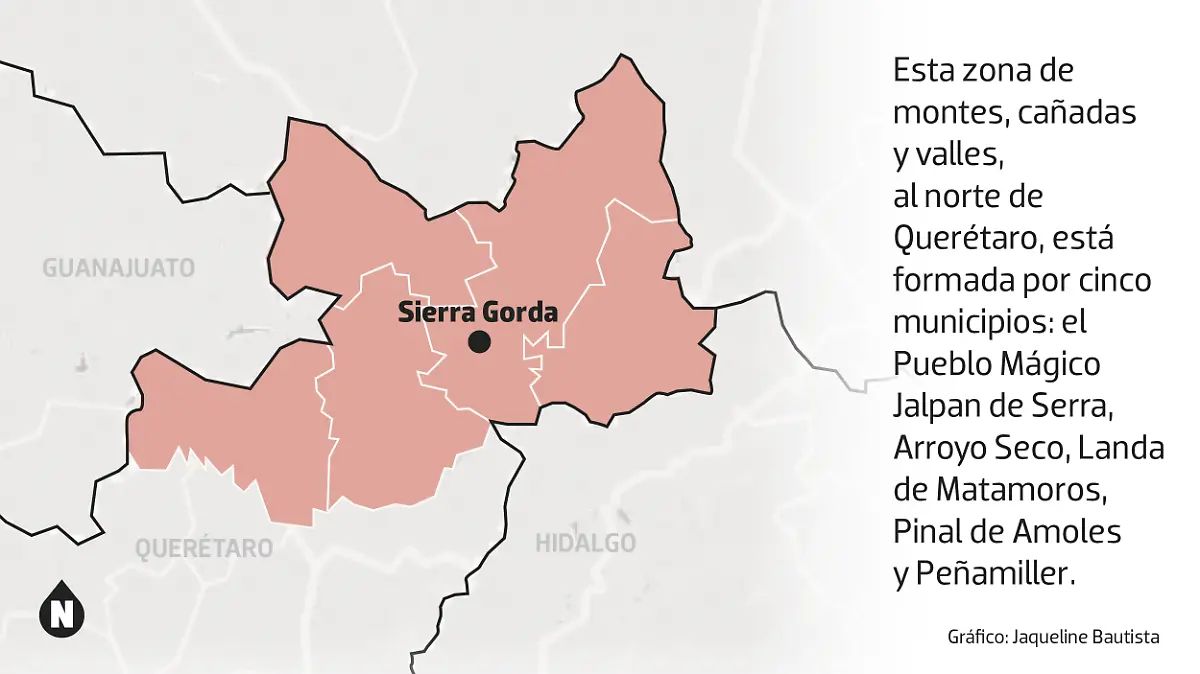 Mapa llave Sierra Gorda 