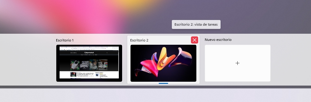 Escritorios virtuales de Windows