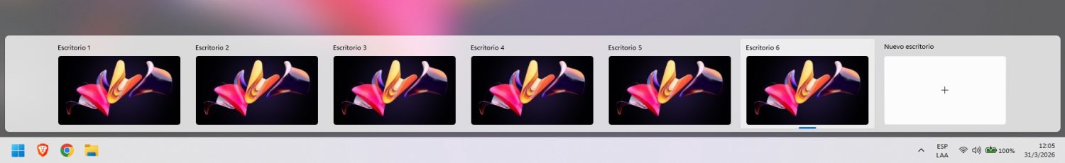 Cómo crear escritorios virtuales en Windows