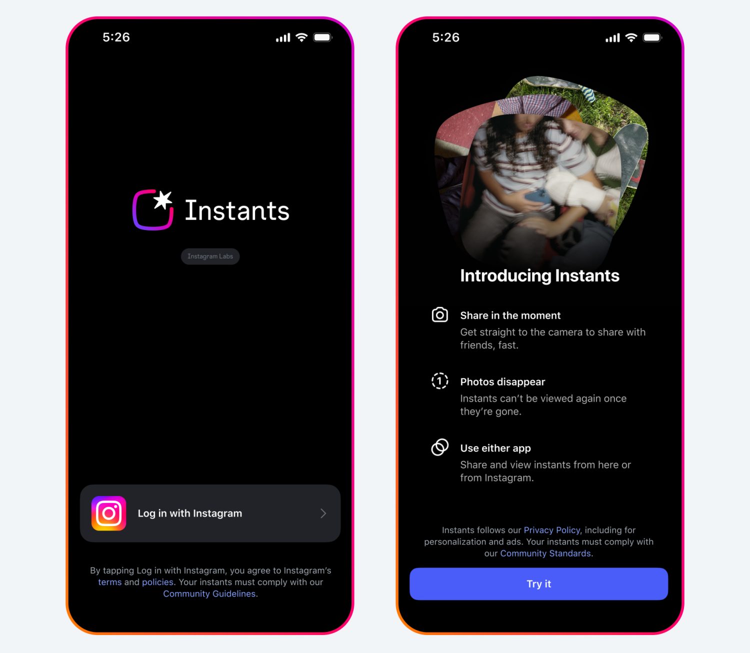 Instagram Instants