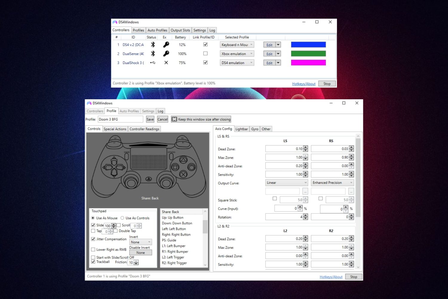 DS4Windows te ayuda a configurar tus mandos de DualShock y DualSense de PlayStation en tu PC con Windows