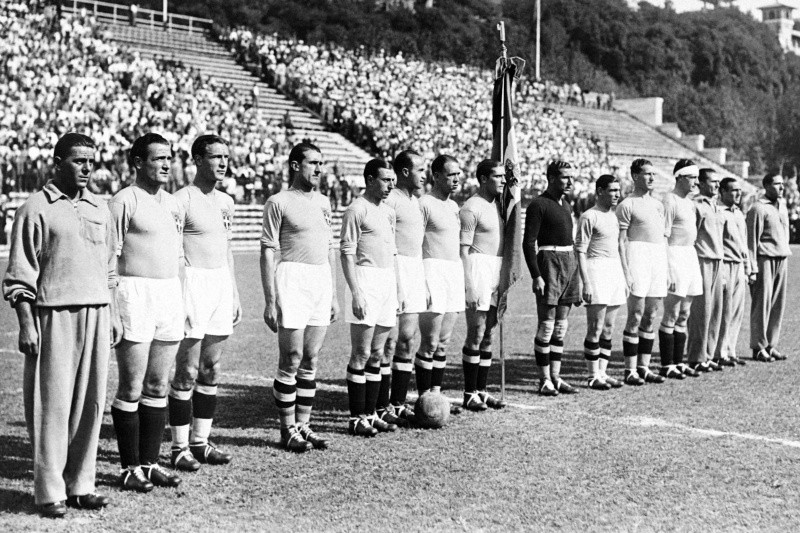 La Selección de Italia, anfitriona de la Copa Mundial de 1934, donde fue campeona. AFP / ARCHIVO La Selección de Italia, anfitriona de la Copa Mundial de 1934, donde fue campeona. AFP / ARCHIVO