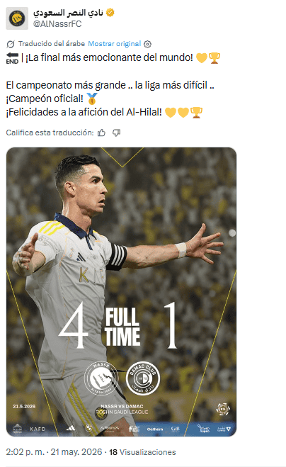 X / @AlNassrFC 