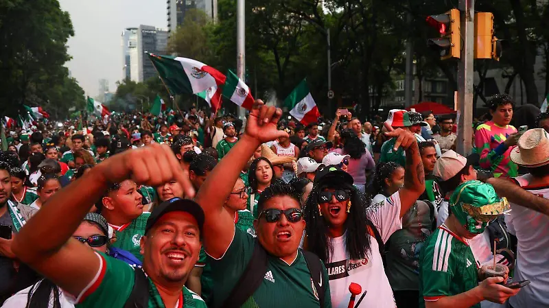 Festejo Ángel de la Independencia