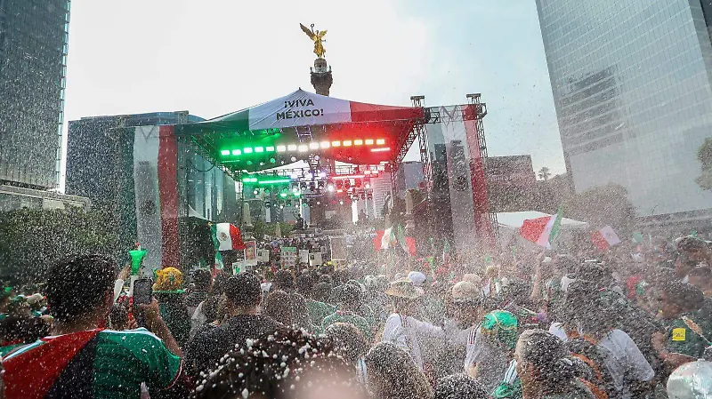 Festejo Ángel de la Independencia