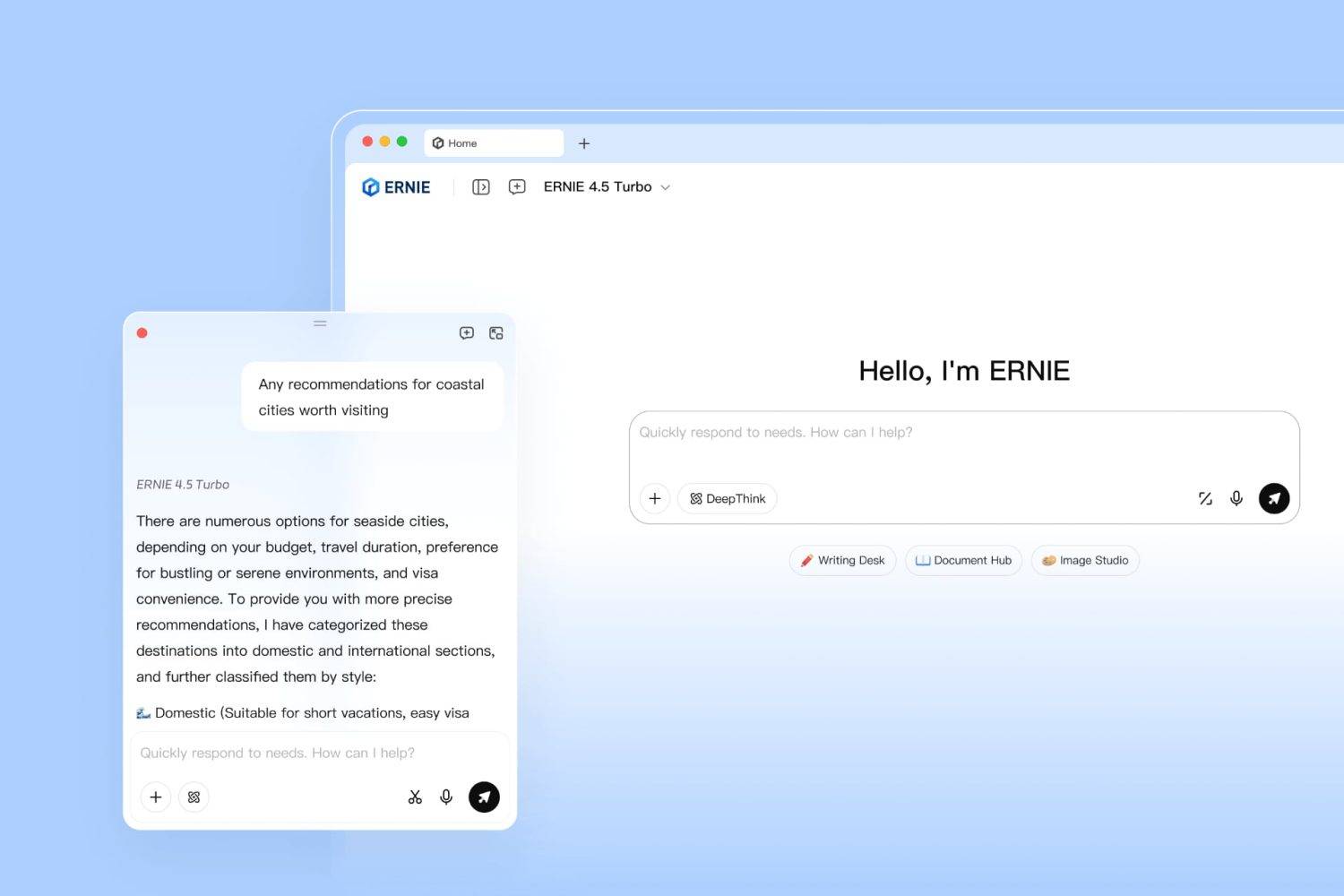 ERNIE es el modelo de IA emblema del gigante asiático Baidu