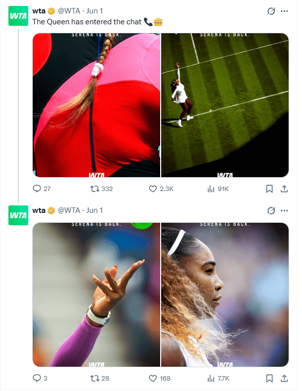 X / @WTA X / @WTA