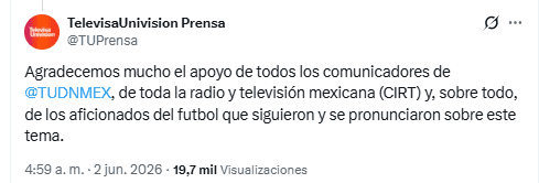 X / @TUPrensa X / @TUPrensa