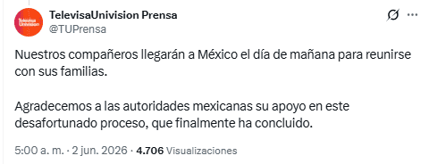 X / @TUPrensa X / @TUPrensa