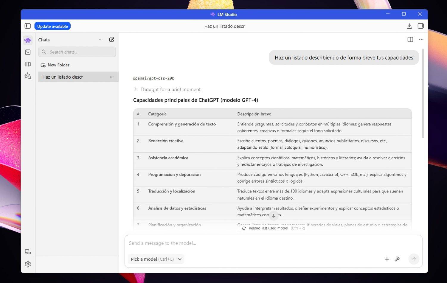 Crea tu propio ChatGPT de código abierto y local con GPT-OSS y LM Studio