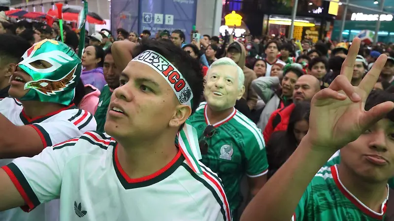 México-Ecuador FIFA Fan Fest Zócalo 