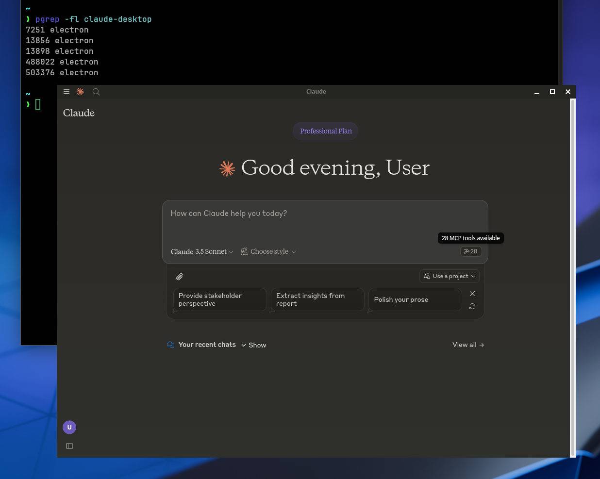 Claude para Linux (Nix)