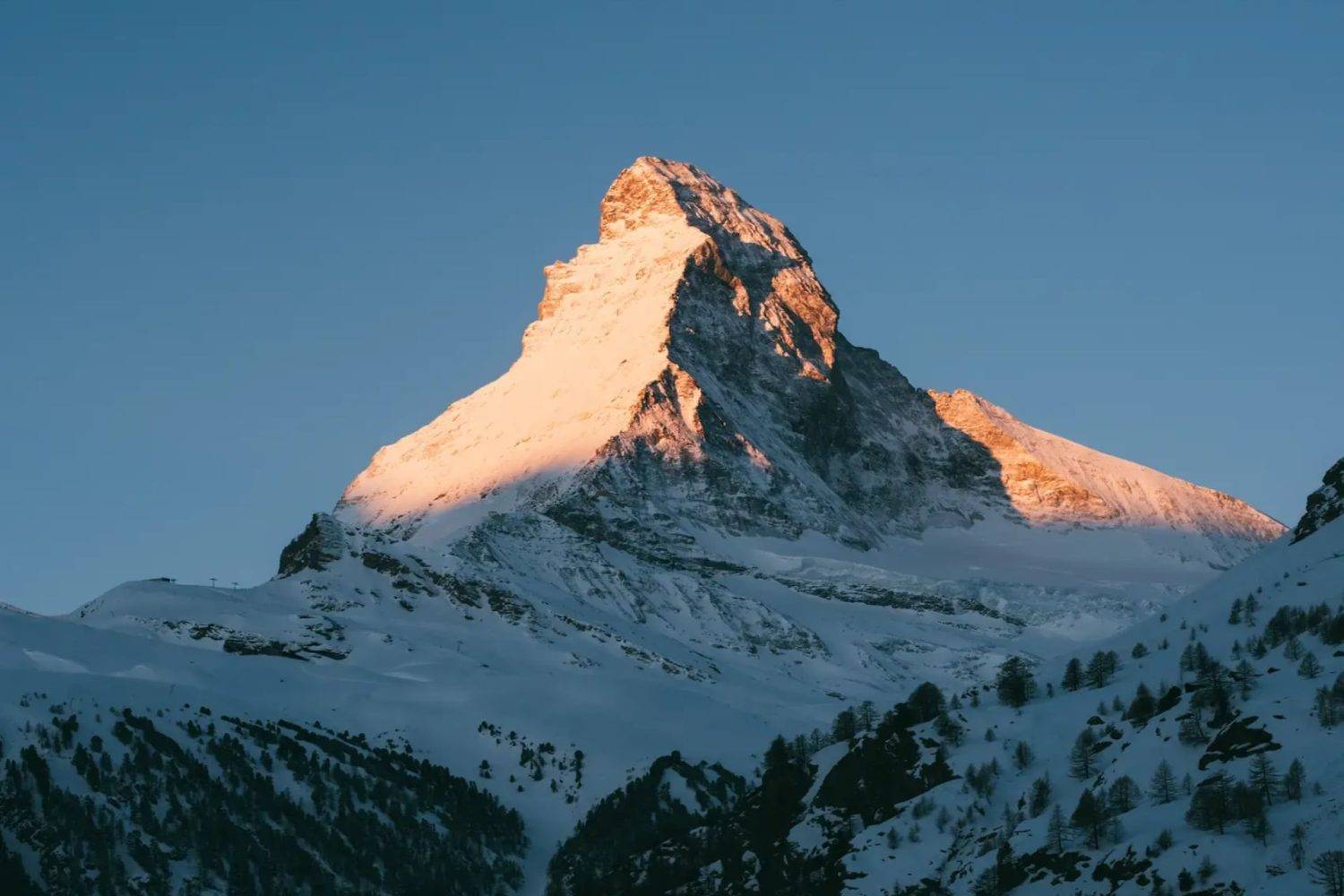 Monte Cervino, Matterhorn, en los Alpes suizos