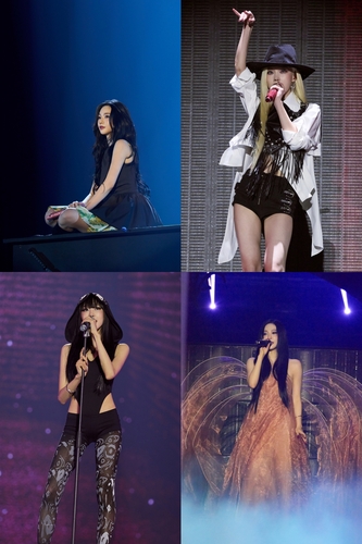 La foto de archivo, sin fechar, proporcionada por SM Entertainment, muestra a las miembros del grupo femenino de K-pop aespa. (Prohibida su reventa y archivo)