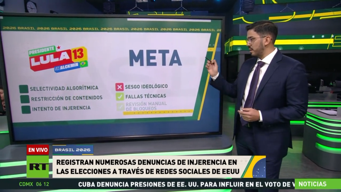 Registran numerosas denuncias de injerencia en las presidenciales de Brasil a través de redes sociales