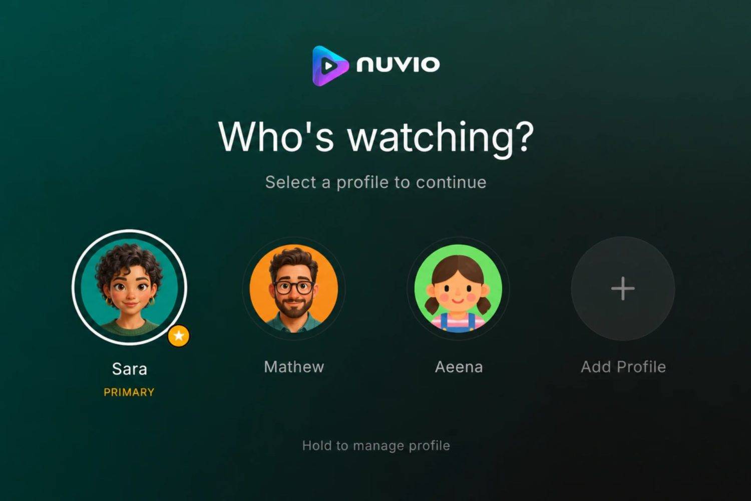 Los perfiles te serán muy útiles para separar los contenidos de toda la familia