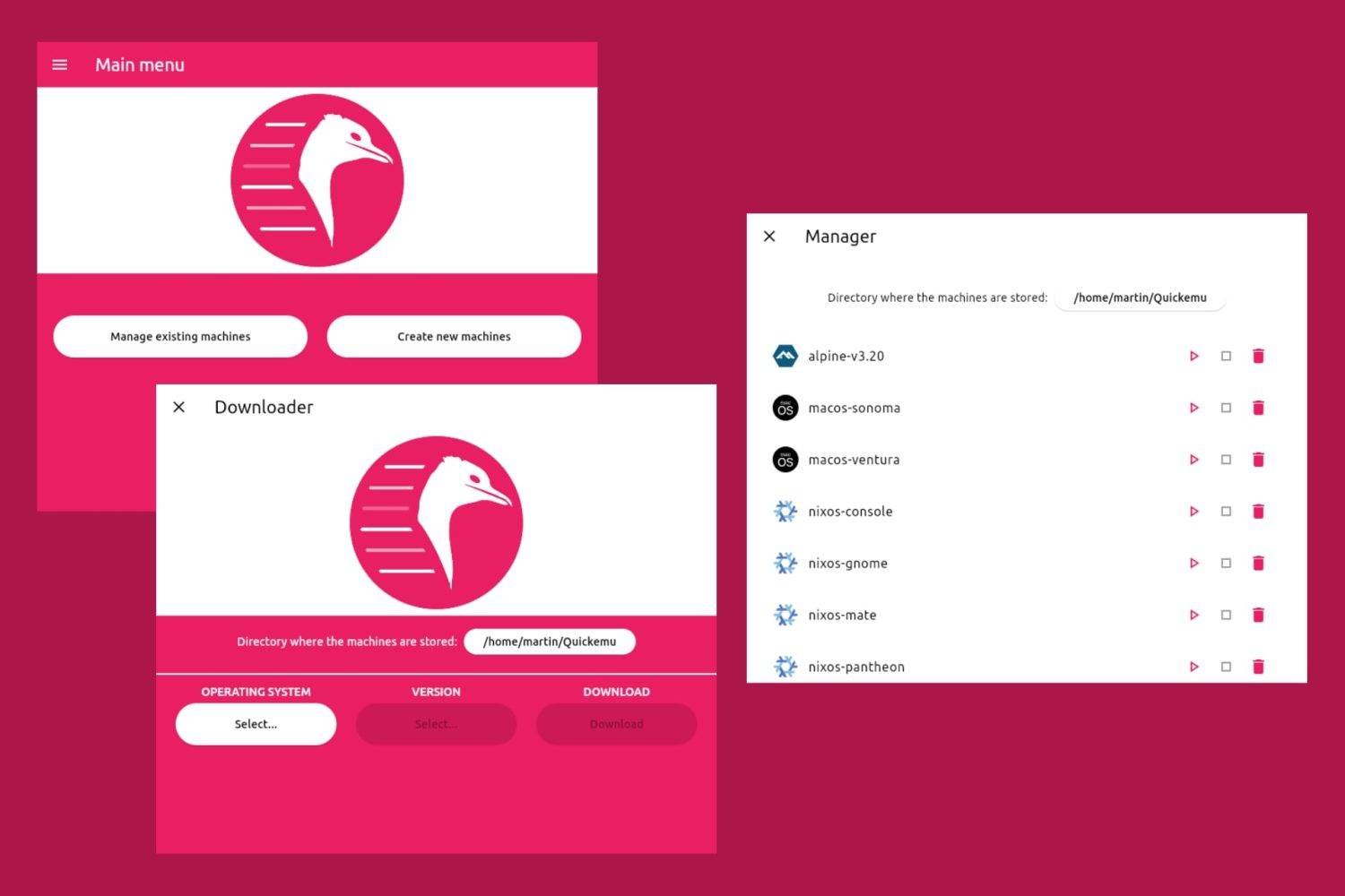 Crear máquinas virtuales con QEMU, Quickemu y Quickgui