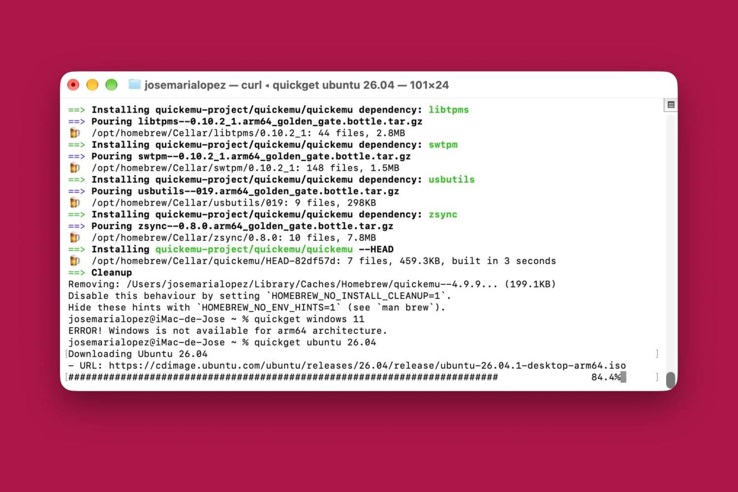 Crear máquinas virtuales con QEMU, Quickemu y Quickgui