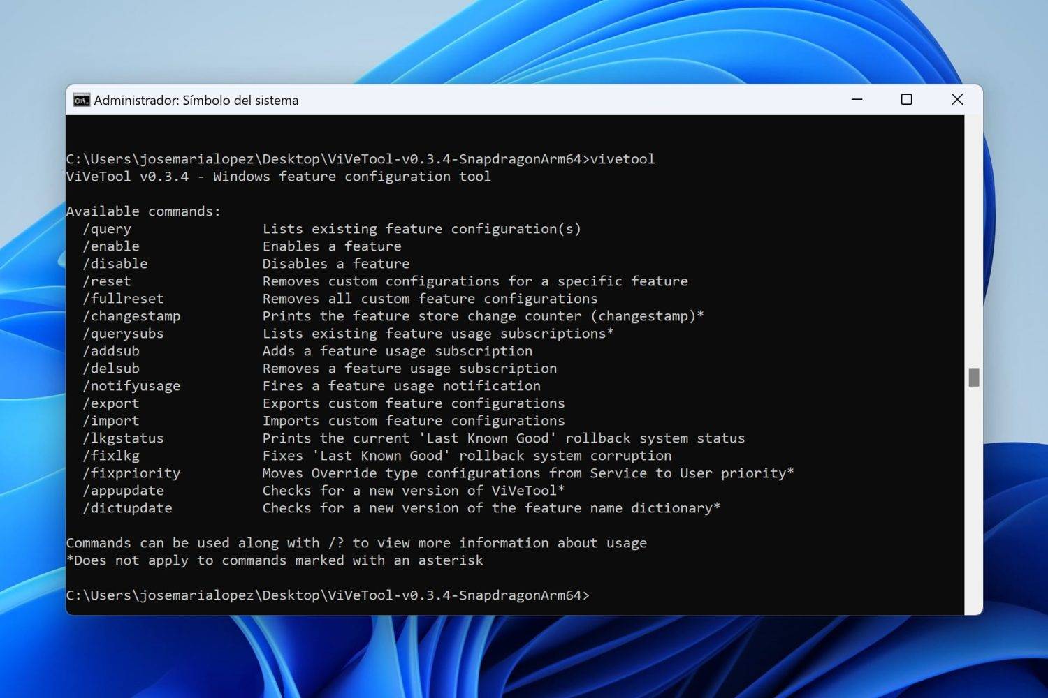 ViVeTool te ayuda a activar funciones futuras de Windows